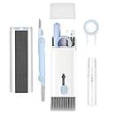 7 in 1 Electronic Cleaner kit, Cleaning Kit for Monitor Keyboard Airpods MacBook iPad iPhone iPod, Screen Dust Brush Including Soft Sweep, Swipe, Airpod Cleaner Pen, Key Puller (Kit-Blue)