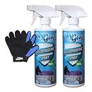 moofin Dry Guy Waterproofing, Horse Blanket Waterproofing Spray, 16 Fl Oz Pet Hair Removing Glove, Water-Resistant Spray for Equestrian Gear, Long-Lasting Protection, Easy Application[Pack of 2