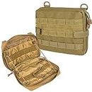 IronSeals Tactical Molle Admin Pouch, Medical EMT Bag Utility Attachment Tool Pouch