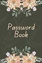 Password Book With Alphabetical Tabs: Internet Password Book, Password Book with Tabs, Password Journal, My Account order History All, Password Book small 6” x 9”, Password Books With Alphabet Index