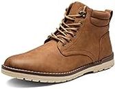 Vostey Men's Hiking Boots Waterproof Casual Chukka Boots for Men, Bmy670b-yellow Brown, 10.5
