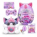 Rainbocorns Kittycorn Surprise Series 2 (American Shorthair) by ZURU, Collectible Plush Stuffed Animal, Surprise Egg, Sticker Pack, Slime, Ages 3+ for Girls, Children