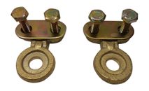 2x Solid brass side post battery cable terminal Wire Automotive posts terminals
