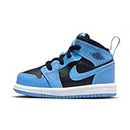 Jordan 1 Mid Toddlers Shoes Size-8