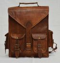 Leather Bag Backpack Rucksack Best Notebook Laptop Genuine Travel Vintage Men's