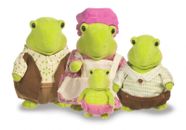 Li’l Woodzeez Schildkröten Tierfamilie – 4 Tierfiguren Spielzeug Tiere grün
