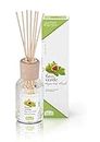 Helan I Profumi della Casa - Diffusers for Home with Scented Wooden Sticks, Reed Diffuser with Wild Fig Nectar, Fruity & Woody Aroma, Gift Ideas, Reed Diffusers for Home Fragrance, Made in Italy 100ml