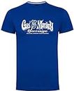 Gas Monkey Garage Camiseta para hombre con logotipo OG, color azul marino, azul, S