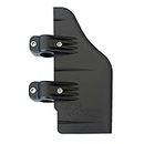 Bullnose Rudder clamp on boat rudder fits a 1.125" transom trolling motor shaft. Commonly used for, inflatable Pontoon, Pelican Bass Raider 10E, fishing Kayak, Canoe, Jon boat, etc. USA Manufactured