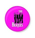 PEACOCKRIDE The Beatles Pin Badge Yellow (Metal, Multicolour, 75mm)