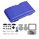 Replacement Full Housing Shell Case Kit Cover for Nintend DS NDS Game Console Repair Parts (Blue)