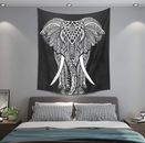 Elefant Mandala Kunst Wandbehänge Doppelbettlake Spirituelle Erleuchtung Weisheit