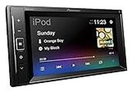 Pioneer DMH-A240BT Mechafree 6.2” touchscreen multimedia player with Smartphone Mirroring, Bluetooth, 13-band GEQ, advanced audio features and premium audio quality.