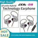 CCA C10 4BA+1DD Hybrid Headphone In Ear Headset Bass Earphone HIFI Earbuds SDE