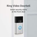 Ring Video Doorbell (2nd Gen) – Satin Nickel - NEW - AUSTRALIAN STOCK
