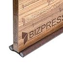 BIZPRESSIONS Door Seal Draught/Draft Guard - Free Size Upto 42 Inch (Pack of 4, Dark Brown)