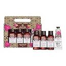 Yves Rocher KIT ARGAN ET ROSE Body Care Gift Set | Mother's Day Gift Idea | Women Gift Set | 4 piece set including Bath Shower Oil 50 ml, Bath Shower Gel 50 ml, Body Lotion 50 ml, Hand Cream 30 ml , Travel Size Essential Products