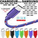 Chargeur USB Type-C pour Samsung Galaxy Haute Qualité Renforcée Cable Universel