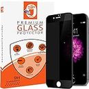 STP FEEL® Premium Privacy Tempered Glass Screen Protector For iPhone SE/iPhone 6/ iPhone 7/ iPhone 8 with Edge to Edge Coverage and Easy Installation kit