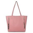 ALIZA Classic Stylish handbag Girls and Women (Pink)