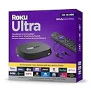 Roku Ultra 2022 4K/HDR/Dolby Vision Streaming Device and Roku Voice Remote Pro with Rechargeable Battery, Hands-Free Voice Controls, Lost Remote Finder, and Private Listening