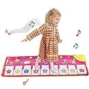 Piano Music Dance Mat, Educational Music Toys for 1-6 Year Old Girls Boys Toddlers Infant Kids Gifts for 2-6 year Old Boys Girls Birthday Present