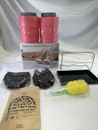 Oregano Repub Complete Sprouting Kit - 2 Large Wide-Mouth Jars & Rack Plus Seeds