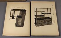 1933 Yamanaka | Tanamono shūsei JAPANESE shelf furniture 家具 with 100 plates