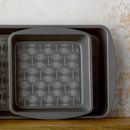 8 Inch Non Stick Metal Square Baking Pan by Taste of Home in Ash Grey