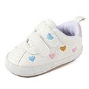 MK MATT KEELY Baby Boys Girls First Walking Shoes Toddler Infant Soft PU Leather Trainers with Anti-Slip Sole,Multicolor,12-18 Months
