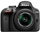 Nikon D3300 Digital SLR Camera with 18-55mm VR II Lens Kit (24.2 MP, 3 inch LCD) - Black