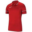 Nike Herren Academy 21 Polohemd, University Red/White/Gym Red/White, L EU