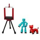 Toy Shed Stikbot Studio Series 2 ( 1 Stikbot + 1 Animal + 1 Tripod), Multicolor