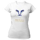EqualLife Pure Cotton Chest Print T Shirt-Science Fiction Avatar Pandora Design-1-by ZingerTees-Women-EL9120457-F-WH-44 White