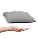 Urban Infant Pipsqueak Small Pillow - Mini 11x7 - Tiny Pillow for Travel, Dogs, Kids and Chairs - Gray