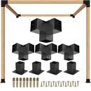 4x4Pergola Brackets kit Modular Outdoor Pergola Kit DIY Elevated Wood Stand Kit