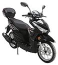 HHH 150cc Scooter VITACCI Spark 150 Fully Automatic GY6 Street Legal Moped Gas Bike for Adults and Youth (Black Color)