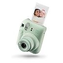 Fujifilm instax mini 12 Mint Green - Macchina Fotografica Istantanea, Specchietto Selfie e Modalità Close Up, Esposizione Automatica, Design Pop, Dimensioni Stampa 86 mm x 54 mm
