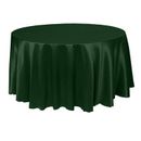 Ultimate Textile -10 Pack- Herringbone - Fandango 114-Inch Round Tablecloth, Hunter Green Polyester in Gray/Green | 114 W x 114 D in | Wayfair
