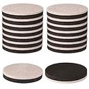 16 Pcs Furniture Sliders 3 Inch Round Felt Furniture Slider Reusable Heavy Duty Furniture Moving Pads for Hardwood Floors and Other Hard Surfaces