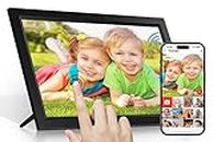 Tibuta Wifi Digital Photo Frame,15.6 Inch Digital Picture Frame,1366*768 IPS Touch Screen Electronic Photo Frame with 32GB Storage,Share Moments via Frameo App,Auto-Rotate, Best Gift for Mother's Day