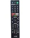 SIWAN | 2 Years Warranty | TV Remote Compatible for Sony Smart Tv Remote with Google Play, Netflix, Without Mic (Soft Silicon Rubber Keypad)