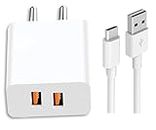 40W D Ultra Fast Type-C Charger for Sam-Sung Galaxy Tab A2 XL/A 2 XL, Sam-Sung Galaxy Tab S6 5G / S 6 5G, Sam-Sung Galaxy Tab A4s / A 4 s, Sam-Sung Galaxy Tab A 10.5 (40W,RE-13,WHT)