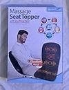 HEALTHTOUCH MASSAGE SEAT TOPPER WITH SOOTHING HEAT
