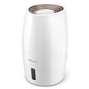 Philips Air Humidifier 2000 Series, For Rooms Up to 32 m², Spreads 99% Less Bacteria*, Sleep Mode for Quiet Operation (HU2716/70)