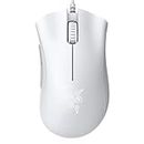 Razer DeathAdder Essential Gaming Mouse: 6400 DPI Optical Sensor - 5 Programmable Buttons - Mechanical Switches - Rubber Side Grips - Mercury White