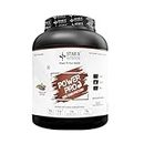 StarX Nutrition Power Pro Size Gain Protein (Brazilian Coffee, 45 Servings) - 30g Protein, 5.4g BCAA, 1.5g Creatine (2kg)