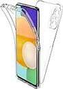Hülle für Samsung Galaxy Note 10 Lite 360 Grad Transparent Silikon Komplett Schutzhülle Durchsichtig Beide Seiten Doppelseitig Full Body Vorne und Hinten Stoßfest Case (Samsung Galaxy Note 10 Lite)