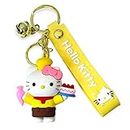AUGEN Hello Kitty 4 Action Figure Keychain Limited Edition for Car, Decoration, Cake, Office Desk & Study Table (Pack of 1)