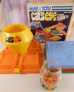 RARE Vintage 1970s Cat's Eye Marble Board Game  by Marx Toys - with box